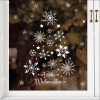 Auf dem Bild ist das Produkt: Fensterbild Weihnachten Weihnachtsbaum Schneeflocken Fensteraufkleber WIEDERVERWENDBAR zum Preis von €13.90 abgebildet.