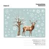 Auf dem Bild ist das Produkt: Fensterbild Weihnachten Winter Hirsch Schnee Baum wiederverwendbarer Fensteraufkleber Weihnachtsdeko zum Preis von €13.90 abgebildet.