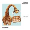 Auf dem Bild ist das Produkt: Türaufkleber Wandtattoo Giraffe mit Schild Türschild Kinderzimmer Sticker Kind zum Preis von €19.9 abgebildet.