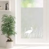 Sichtschutzfolie Storch und Gräser Wildblumen florale Fensterfolie Fensterdeko Milchglasfolie Folie Fenster Auf dem Bild ist das Produkt: Sichtschutzfolie Storch und Gräser Wildblumen florale Fensterfolie Fensterdeko Milchglasfolie Folie Fenster zum Preis von €24.9 abgebildet.