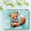 Gefüllte Federtasche Federmäppchen Fuchs personalisiert mit Wunschnamen Mädchen Einschulungsgeschenk Auf dem Bild ist das Produkt: Gefüllte Federtasche Federmäppchen Fuchs personalisiert mit Wunschnamen Mädchen Einschulungsgeschenk zum Preis von €29.9 abgebildet.