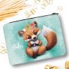 Gefüllte Federtasche Federmäppchen Fuchs personalisiert mit Wunschnamen Mädchen Einschulungsgeschenk Auf dem Bild ist das Produkt: Gefüllte Federtasche Federmäppchen Fuchs personalisiert mit Wunschnamen Mädchen Einschulungsgeschenk zum Preis von €29.9 abgebildet.