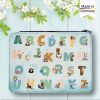 Auf dem Bild ist das Produkt: Gefüllte Federtasche Federmäppchen Alphabet und Tiere, Schulkind Schulanfang Schule, Einschulungsgeschenk zum Preis von €29.9 abgebildet.