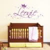 Auf dem Bild ist das Produkt: Wandtattoo Wunschname Mädchen Wandsticker Geschenk Dekoration Kinderzimmer zum Preis von €22.90 abgebildet.