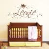 Auf dem Bild ist das Produkt: Wandtattoo Wunschname Mädchen Wandsticker Geschenk Dekoration Kinderzimmer zum Preis von €22.90 abgebildet.