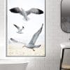 Auf dem Bild ist das Produkt: Fensterbild Frühling Möwen Möwe fliegend maritim Ostsee Urlaub Fensterdeko Kinderzimmer Kind Osterdeko Frühlingsdeko Vögel zum Preis von €13.90 abgebildet.