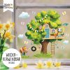 Fensterbild Frühling Ostern Baumhaus Eule Fuchs Schmetterlinge Fensterdeko Kinderzimmer Kind Auf dem Bild ist das Produkt: Fensterbild Frühling Ostern Baumhaus Eule Fuchs Schmetterlinge Fensterdeko Kinderzimmer Kind zum Preis von €14.9 abgebildet.
