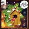 Auf dem Bild ist das Produkt: Fensterbild Weihnachten Winter Vogelhäuschen Tannenzweige Schneeflocken Fensteraufkleber zum Preis von €13.90 abgebildet.