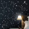 Auf dem Bild ist das Produkt: Leuchtaufkleber Kinderzimmer Sternzeichen  leuchtend, Wanddekoration Sterne zum Preis von €21.9 abgebildet.