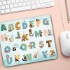 Mauspad Mousepad Büro Alphabet und Tiere, Geschenk Geburtstag, Einschulungsgeschenk Auf dem Bild ist das Produkt: Mauspad Mousepad Büro Alphabet und Tiere, Geschenk Geburtstag, Einschulungsgeschenk zum Preis von €14.9 abgebildet.