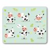 Auf dem Bild ist das Produkt: Mauspad Mousepad Büro Kuh Kühe Yoga, Geschenk Geburtstag zum Preis von €14.9 abgebildet.