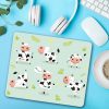 Auf dem Bild ist das Produkt: Mauspad Mousepad Büro Kuh Kühe Yoga, Geschenk Geburtstag zum Preis von €14.9 abgebildet.