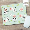 Auf dem Bild ist das Produkt: Mauspad Mousepad Büro Kuh Kühe Yoga, Geschenk Geburtstag zum Preis von €14.9 abgebildet.
