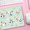 Auf dem Bild ist das Produkt: Mauspad Mousepad Büro Kuh Kühe Yoga, Geschenk Geburtstag zum Preis von €14.9 abgebildet.