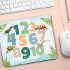 Mauspad Mousepad Büro Zahlen und Dinosaurier, Geschenk Geburtstag, Einschulungsgeschenk Auf dem Bild ist das Produkt: Mauspad Mousepad Büro Zahlen und Dinosaurier, Geschenk Geburtstag, Einschulungsgeschenk zum Preis von €14.9 abgebildet.