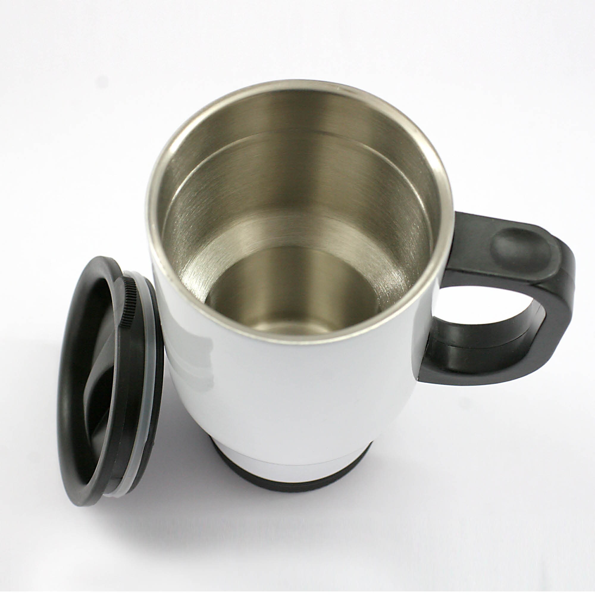 Edelstahl Thermobecher To Go mit Griff bedruckt Zelt und Berge Adventure begins Geschenk Geburtstag 390 ml Auf dem Bild ist das Produkt: Edelstahl Thermobecher To Go mit Griff bedruckt Zelt und Berge Adventure begins Geschenk Geburtstag 390 ml zum Preis von €21.9 abgebildet.