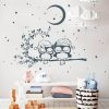 Wandtattoo Kinderzimmer Schlafende Eulen Eule auf Ast Dekoration Babyzimmer Auf dem Bild ist das Produkt: Wandtattoo Kinderzimmer Schlafende Eulen Eule auf Ast Dekoration Babyzimmer zum Preis von €19.9 abgebildet.