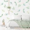 Auf dem Bild ist das Produkt: Wandtattoo Kinderzimmer Wohnzimmer grüne Zweige Blätter Palmenblätter bunt zum Preis von €29.9 abgebildet.