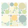 Auf dem Bild ist das Produkt: Wandtattoo Loft Wandsticker Kinderzimmer Mädchen Jungen 90 Kreise Aufkleber-Set Wand-Dekoration Pastellfarben zum Preis von €16.9 abgebildet.