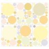 Auf dem Bild ist das Produkt: Wandtattoo Loft Wandsticker Kinderzimmer Mädchen Jungen 90 Kreise Aufkleber-Set Wand-Dekoration Pastellfarben zum Preis von €16.9 abgebildet.