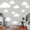 Auf dem Bild ist das Produkt: Wandtattoo Wolken Set XXL – Farbe weiß, Wandtattoo Kinderzimmer, Dekoration Babyzimmer zum Preis von €29.9 abgebildet.