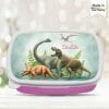 Brotdose Dinosaurier personalisiert mit Wunschnamen Schule Geschenk Einschulung, Geschenk Geburtstag, Einschulungsgeschenk Auf dem Bild ist das Produkt: Brotdose Dinosaurier personalisiert mit Wunschnamen Schule Geschenk Einschulung, Geschenk Geburtstag, Einschulungsgeschenk zum Preis von €19.9 abgebildet.