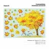 Auf dem Bild ist das Produkt: Fensterbild Herbst Baum und Blätter Herbstblätter bunt farbig wiederverwendbare Fensteraufkleber Kinderzimmer Baby Kind zum Preis von €13.9 abgebildet.