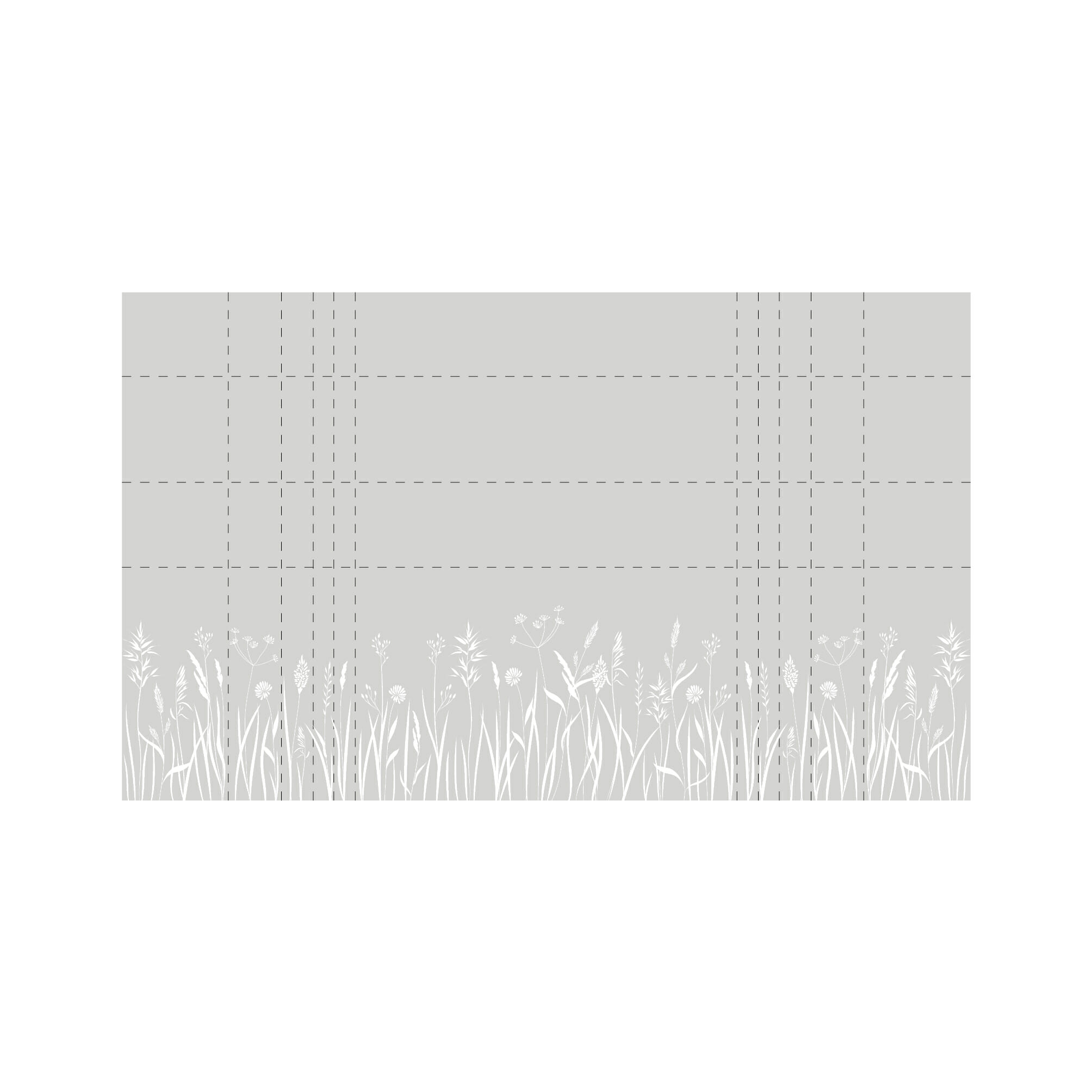 Auf dem Bild ist das Produkt: Sichtschutzfolie Blumenwiese Wiese Blumen Fensterfolie Fensterdeko Milchglasfolie Wiederverwendbar zum Preis von €24.9 abgebildet.