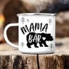 Emaille Campingbecher Mama Bär Muttertag Geschenk Kaffeebecher 300 ml Auf dem Bild ist das Produkt: Emaille Campingbecher Mama Bär Muttertag Geschenk Kaffeebecher 300 ml zum Preis von €18.9 abgebildet.