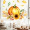 Fensterbild Kürbis Herbst Herbstfrüchte Sonnenblume Herbstblätter Halloween bunt wiederverwendbare Fensteraufkleber Kinderzimmer Baby Kind Auf dem Bild ist das Produkt: Fensterbild Kürbis Herbst Herbstfrüchte Sonnenblume Herbstblätter Halloween bunt wiederverwendbare Fensteraufkleber Kinderzimmer Baby Kind zum Preis von €13.90 abgebildet.