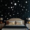 Auf dem Bild ist das Produkt: Leuchtaufkleber Sterne fluoreszierend 150 Stück Sternenhimmel leuchtend Leuchtsticker Deko Kinderzimmer zum Preis von €25.9 abgebildet.
