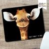 Auf dem Bild ist das Produkt: Mauspad Mousepad Giraffe Büro Schreibtischunterlage Home-Office-Dekor Büro Mitarbeitergeschenk Dont forget to smile zum Preis von €14.9 abgebildet.