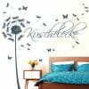 Auf dem Bild ist das Produkt: Wandtattoo Pusteblume Kuschelecke Schmetterling Dekoration Gestaltung Wohnung zum Preis von €26.9 abgebildet.