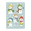 Wiederverwendbare Fensterbilder Winter 5 Schneemänner und Schneeflocken Fensteraufkleber Auf dem Bild ist das Produkt: Wiederverwendbare Fensterbilder Winter 5 Schneemänner und Schneeflocken Fensteraufkleber zum Preis von €13.90 abgebildet.