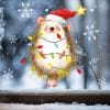 Fensterbild Weihnachten Winter Igel Lichterkette Schneeflocken Fensteraufkleber wiederverwendbar Auf dem Bild ist das Produkt: Fensterbild Weihnachten Winter Igel Lichterkette Schneeflocken Fensteraufkleber wiederverwendbar zum Preis von €13.90 abgebildet.