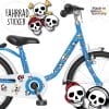 Auf dem Bild ist das Produkt: Fahrradaufkleber Fahrrad Sticker Fahrraddesign Kinderfahrrad Aufkleber Anker Totenköpfe Dekoration zum Preis von €12.9 abgebildet.