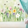 Fensterbild Frühling Ostern Blumenwiese Frühlingsblumen Nazisse Krokus Tulpen mit Hummeln, Fensterdeko Auf dem Bild ist das Produkt: Fensterbild Frühling Ostern Blumenwiese Frühlingsblumen Nazisse Krokus Tulpen mit Hummeln, Fensterdeko zum Preis von €13.90 abgebildet.