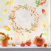 Fensterbild Herbst Blätterkranz Blätter Herbstlicher Fensteraufkleber Fensterdeko wiederverwendbare Fensteraufkleber Kinderzimmer Kind Auf dem Bild ist das Produkt: Fensterbild Herbst Blätterkranz Blätter Herbstlicher Fensteraufkleber Fensterdeko wiederverwendbare Fensteraufkleber Kinderzimmer Kind zum Preis von €13.90 abgebildet.