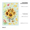 Fensterbild Sonnenblumen Gießkanne Herbst wiederverwendbare Fensteraufkleber Auf dem Bild ist das Produkt: Fensterbild Sonnenblumen Gießkanne Herbst wiederverwendbare Fensteraufkleber zum Preis von €13.90 abgebildet.