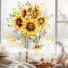 Fensterbild Sonnenblumen Gießkanne Herbst wiederverwendbare Fensteraufkleber Auf dem Bild ist das Produkt: Fensterbild Sonnenblumen Gießkanne Herbst wiederverwendbare Fensteraufkleber zum Preis von €13.90 abgebildet.
