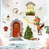 Fensterbild Weihnachten Winter Weihnachtstür Fuchs Leiter Weihnachtsdeko wiederverwendbar Schneeflocken Kinderzimmer Fenster Auf dem Bild ist das Produkt: Fensterbild Weihnachten Winter Weihnachtstür Fuchs Leiter Weihnachtsdeko wiederverwendbar Schneeflocken Kinderzimmer Fenster zum Preis von €13.90 abgebildet.