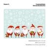 Fensterbild Weihnachtsmänner Wichtel 5 kleine Weihnachtwichtel Zwerge und Schneeflocken Fensteraufkleber wiederverwendbar Auf dem Bild ist das Produkt: Fensterbild Weihnachtsmänner Wichtel 5 kleine Weihnachtwichtel Zwerge und Schneeflocken Fensteraufkleber wiederverwendbar zum Preis von €13.90 abgebildet.