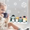 Sichtschutzfolie Weihnachten Winter Pinguine Schneeflocken wiederverwendbare Fensterfolie Fensterdeko Milchglasfolie, Weihnachtsdekoration Auf dem Bild ist das Produkt: Sichtschutzfolie Weihnachten Winter Pinguine Schneeflocken wiederverwendbare Fensterfolie Fensterdeko Milchglasfolie, Weihnachtsdekoration zum Preis von €24.9 abgebildet.