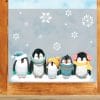 Sichtschutzfolie Weihnachten Winter Pinguine Schneeflocken wiederverwendbare Fensterfolie Fensterdeko Milchglasfolie, Weihnachtsdekoration Auf dem Bild ist das Produkt: Sichtschutzfolie Weihnachten Winter Pinguine Schneeflocken wiederverwendbare Fensterfolie Fensterdeko Milchglasfolie, Weihnachtsdekoration zum Preis von €24.9 abgebildet.