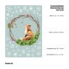 Wiederverwendbar Fensterbild Weihnachten Kranz aus Zweigen Tannengrün Fuchs Sterne Holzoptik Weihnachtsgrün Fensteraufkleber Fensterdeko Auf dem Bild ist das Produkt: Wiederverwendbar Fensterbild Weihnachten Kranz aus Zweigen Tannengrün Fuchs Sterne Holzoptik Weihnachtsgrün Fensteraufkleber Fensterdeko zum Preis von €13.90 abgebildet.
