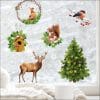 Wiederverwendbar Fensterbild Weihnachtsset Hirsch Tannenbaum Eichhörnchen Vogel Fuchs Vogelhaus Auf dem Bild ist das Produkt: Wiederverwendbar Fensterbild Weihnachtsset Hirsch Tannenbaum Eichhörnchen Vogel Fuchs Vogelhaus zum Preis von €17.90 abgebildet.