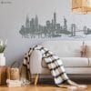 Wandtattoo Skyline New York mit Schriftzug, Wohndekoration Auf dem Bild ist das Produkt: Wandtattoo Skyline New York mit Schriftzug, Wohndekoration zum Preis von €29.9 abgebildet.