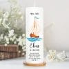 Taufkerze Segelboot Schiff Junge Mädchen Boot Name Datum Taufspruch Kerze zur Taufe Meer Auf dem Bild ist das Produkt: Taufkerze Segelboot Schiff Junge Mädchen Boot Name Datum Taufspruch Kerze zur Taufe Meer zum Preis von €6.4 abgebildet.