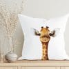 Auf dem Bild ist das Produkt: Bedrucktes Kissen mit Aufdruck Giraffe, Geschenk zum Preis von €11.90 abgebildet.