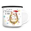 Auf dem Bild ist das Produkt: Campingbecher Becher All I want for Christmas mit Igel und Lichterkette Weihnachtsgeschenk Nikolausgeschenk zum Preis von €18.9 abgebildet.